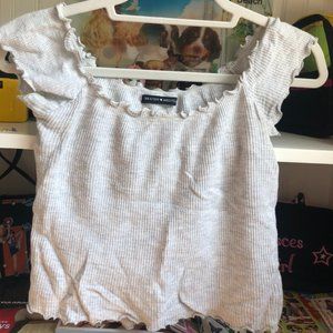 off the shoulder Brandy Melville t shirt